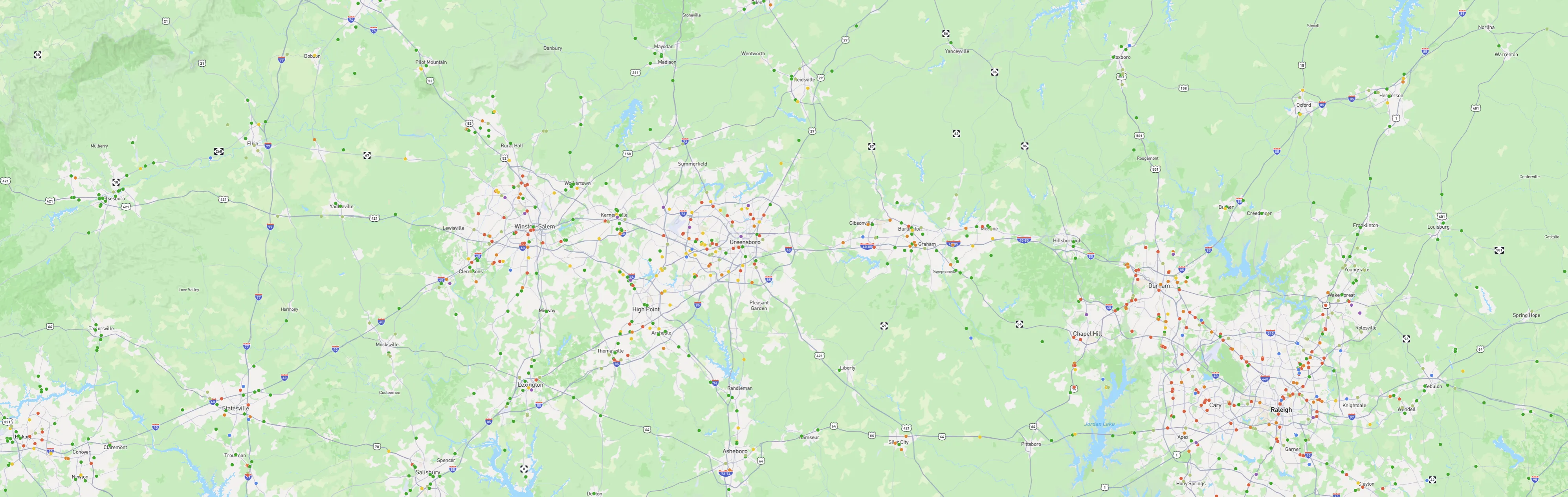 Off market map background